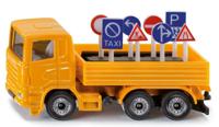 Siku 1322 truck met verkeersborden 7,7cm - thumbnail