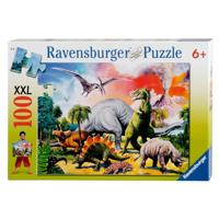 Ravensburger dinosaurus puzzel xxl, 100st - thumbnail