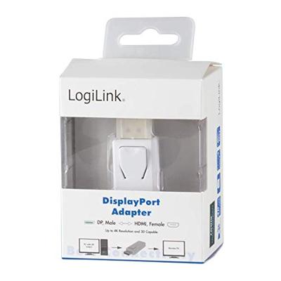 LogiLink CV0100 kabeladapter/verloopstukje DP 1.2 naar HDMI