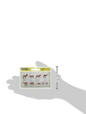 NOCH 15752 H0 Geiten figuren Geverfd, Staand