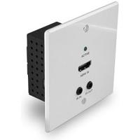 LINDY 70m Cat.6 HDMI 4K60, IR & RS-232 HDBaseT EU Wall Plate Extender, Transmitter Extender (verlenging) HDMI, Infrarood 70 m - thumbnail