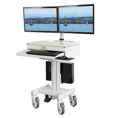 ROLINE Mobiele PC/LCD werkplek, in hoogte verstelbaar - thumbnail