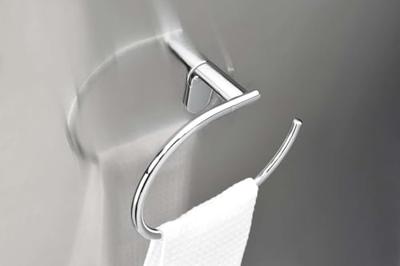 Handdoekhouder Sapho Zero Ovaal 20x14.5 cm Chroom Sapho