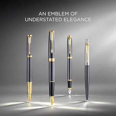 Parker IM Premium roller, grijs GT, fijn, giftbox Parker IM Premium roller, grijs GT, fijn, giftbox