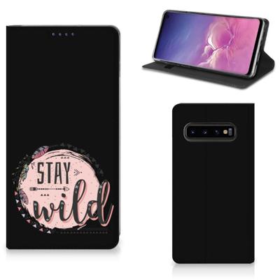 Samsung Galaxy S10 Magnet Case Boho Stay Wild Samsung Galaxy S10 Magnet Case Boho Stay Wild