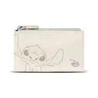 Lilo & Stitch Slim Card Holder / Mini Purse Cream Off-white - thumbnail