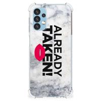 Samsung Galaxy A13 (4G) Telefoonhoesje met tekst Already Taken White - thumbnail