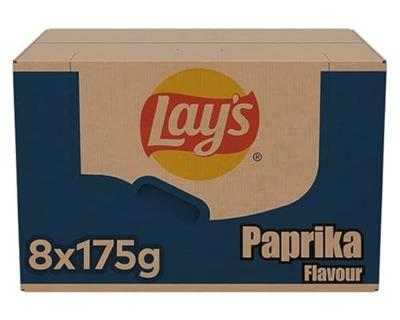 Lay's chips paprika (8x 175gr)