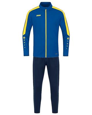 JAKO M9123D Trainingspak Polyester Power Dames - Royal/Citroen - 44