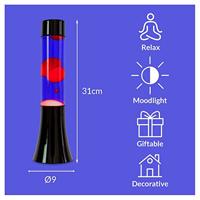 Mini lavalamp blauw en rood - thumbnail