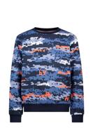 B.Nosy winter sweater jongens - blauw - Scott - print - thumbnail