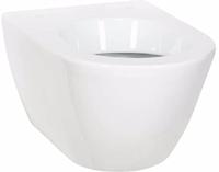 Saqu Poma compact hangtoilet 36x50x33,5cm glans wit - thumbnail