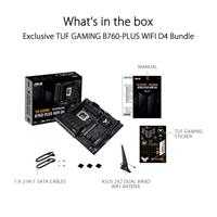 Asus TUF GAMING B760-PLUS WIFI D4 Moederbord Socket Intel LGA 1700 Vormfactor ATX Moederbord chipset Intel® B760 - thumbnail
