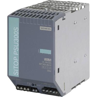 Siemens 6EP14362BA10 DIN-rail netvoeding 24 V/DC 20 A 480 W Aantal uitgangen:1 x Inhoud 1 stuk(s)