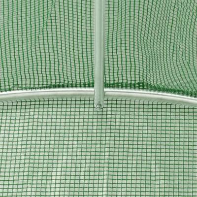 VidaXL Tuinkas met stalen frame 8 m² 4x2x2 m