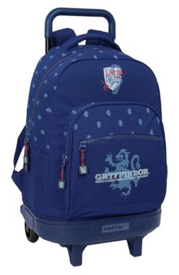 Schoolrugzak met Wielen Harry Potter Captain Marineblauw 33 x 45 x 22 cm