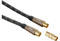 Hama Antennekabel Coax Metaal Verguld 3m 120dB 5sterren - thumbnail