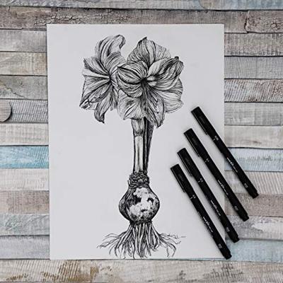 Fineliner uni-ball pin brush f zwart | 12 stuks Fineliner uni-ball pin brush f zwart | 12 stuks