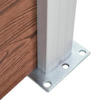 Schuttingpaneel 175x146 cm HKC bruin - thumbnail