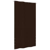 VidaXL Balkonscherm 140x240 cm oxford stof bruin - thumbnail