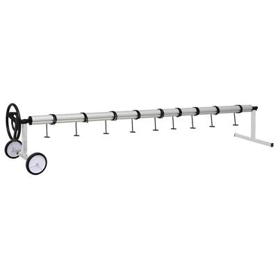 Zwembadhoesroller met roestvrijstalen frame