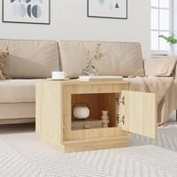 Salontafel 51x50x44 cm bewerkt hout sonoma eikenkleurig - thumbnail
