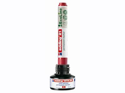 Edding permanent marker Ecoline e-21 set van 4 stuks in geassorteerde kleuren - thumbnail