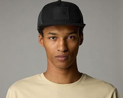 The North Face Half Dome Trucker Pet TNF Black/Leather Patch One Size
