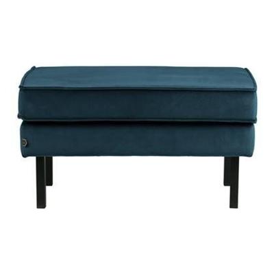 WOOOD Hocker 'Rodeo' Velvet, kleur Blauw