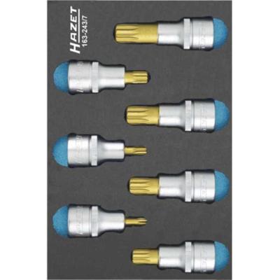 Hazet 163-243/7 Veeltand (XZN) Dopsleutel-bitinzetset 7-delig 1/2 (12.5 mm) Hazet 163-243/7 Veeltand (XZN) Dopsleutel-bitinzetset 7-delig 1/2 (12.5 mm)