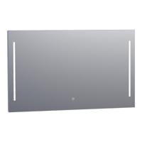 Brauer Pyrite Spiegel - Rechthoekig - 120 cm - met Directe LED-Verlichting - Dimbaar - met Touchbediening - thumbnail