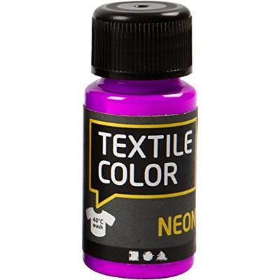Creativ Company Textile color dekkende textielverf - neon paars, 50ml