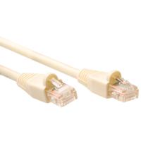 ACT Ivoor 1 meter U/UTP CAT5E patchkabel snagless met RJ45 connectoren - thumbnail