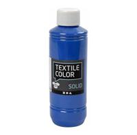 Creativ Company Textile color dekkende textielverf - brilliant blauw, 250ml - thumbnail