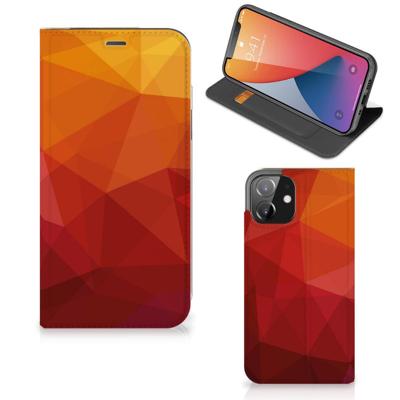 Stand Case voor iPhone 12 | iPhone 12 Pro Polygon Red Stand Case voor iPhone 12 | iPhone 12 Pro Polygon Red