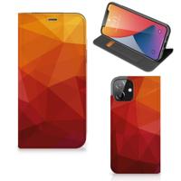 Stand Case voor iPhone 12 | iPhone 12 Pro Polygon Red - thumbnail