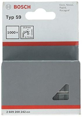 Bosch Accessoires Niet met fijne draad type 59 10,6 x 0,72 x 12 mm 1000st - 2609200242