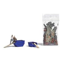 Busch 7939 H0 Opruimen op de bouwplaats figuren Kant-en-klaar model - thumbnail