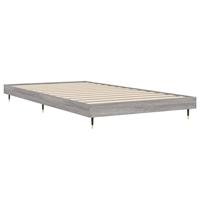 Bedframe bewerkt hout grijs sonoma eikenkleurig 90x200 cm - thumbnail