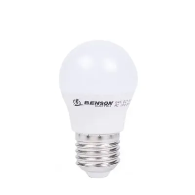 Benson Dimbare LED Lamp - 9 Watt - Warmwit 3000K - E27 - Bol Wit - 230 Volt