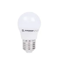 Benson Dimbare LED Lamp - 9 Watt - Warmwit 3000K - E27 - Bol Wit - 230 Volt - thumbnail