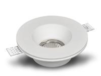 Artdelight Inbouwspot Badu 1 lichts rond Trimless gips - thumbnail