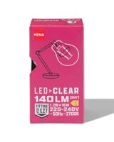 HEMA Led Kogel Clear E27 1.2W 140lm - thumbnail