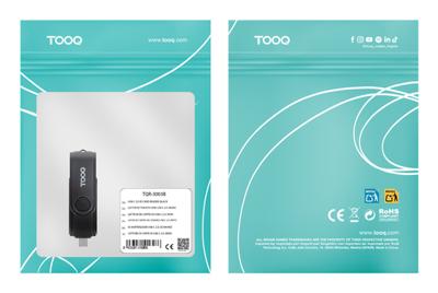 Kaartlezer TooQ TQR-3003B Zwart Kaartlezer TooQ TQR-3003B Zwart