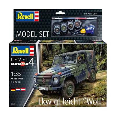 Revell modelbouwpakket - lkw gl leicht "wolf" 1:35 - 116dlg.