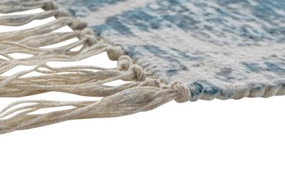 Tapijt DKD Home Decor Blauw Katoen Chenille (60 x 240 x 1 cm)