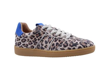 DWRS Poona Leopard B11456-01-8320 Beige / Blauw-38 maat 38