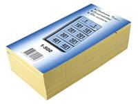 Garderobeblokken nummers van 1 t.e.m. 500, blauw - thumbnail