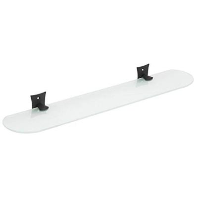 Glazen Planchet Sapho Rebecca 56x6.4 cm Ovaal Zwart