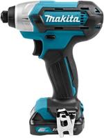 Makita td110dsaj 12 v max slagschroevendraaier 2,0 ah accu (2 st), lader, koffer - td110dsaj - thumbnail